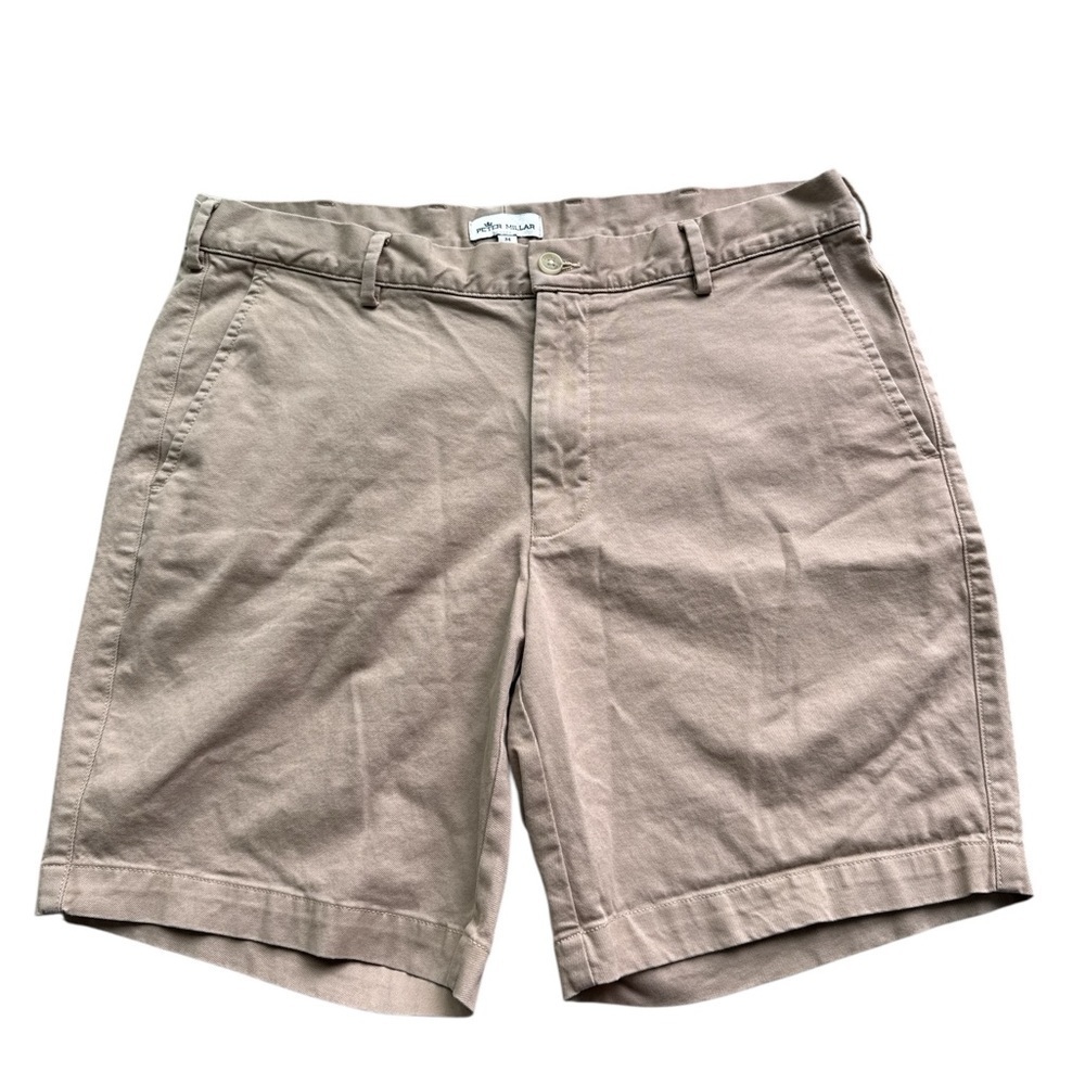 Peter Millar Men’s Khaki Golf Shorts
